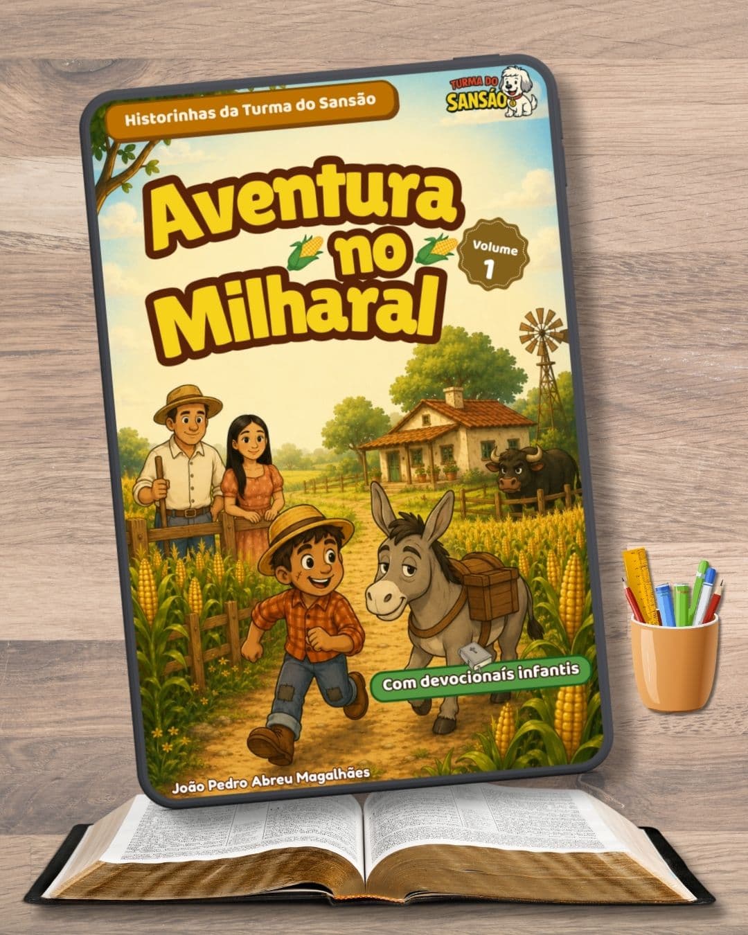 Capa do livro Aventura no Milharal